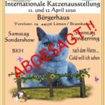 Int. Katzenausstellung - ABGESAGT!